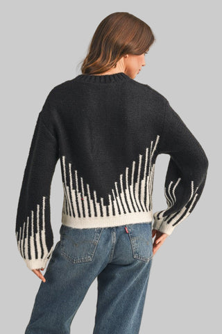 Sandy Black/Ivory Sweater
