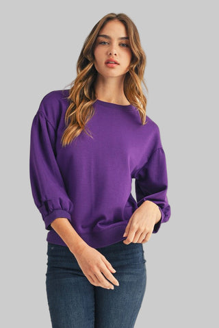 Shay Purple Sweatshirt