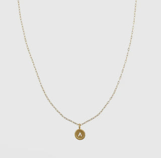 Waterproof Sealed With Love Initial Necklace