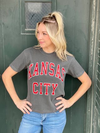 Caylee Charcoal Kansas City Tee