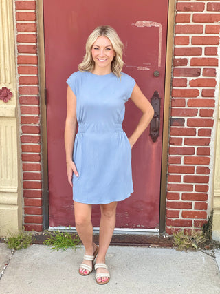 Margo Dusty Blue Dress