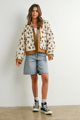 Hillary Cream Floral Jacket