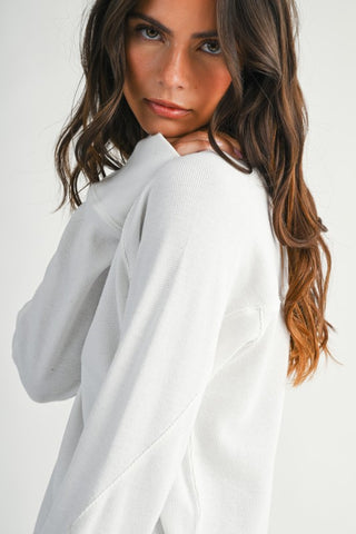 Bailee White Thermal Top