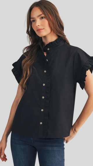 Elodie Black Top