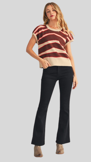 Tira Chocolate Print Sweater