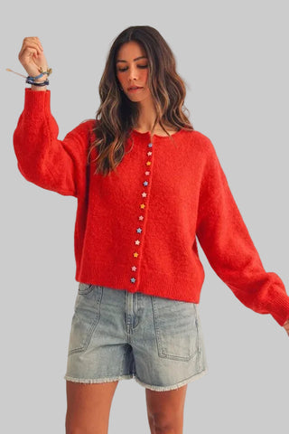 Starlene Ruby Cardigan