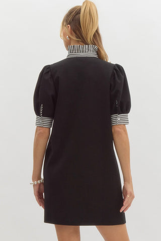 Celeste Black Dress