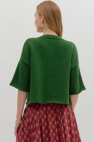 Mila Green Cardigan