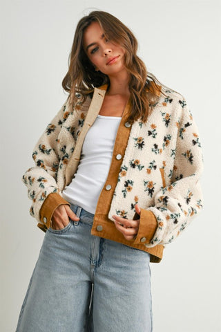 Hillary Cream Floral Jacket