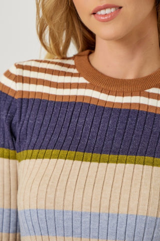 Calliope Multi Stripe Sweater