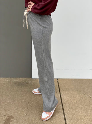 Mariah Grey Drawstring Sweatpants