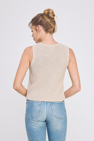 Mindy Natural Knit Tank