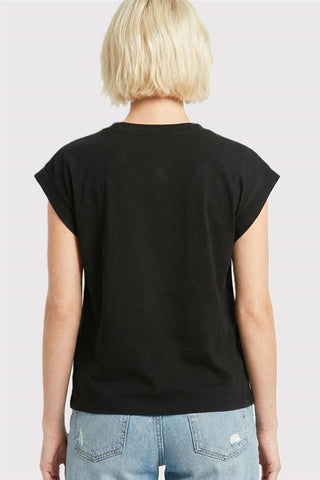 Clara Black EmbroideredTop