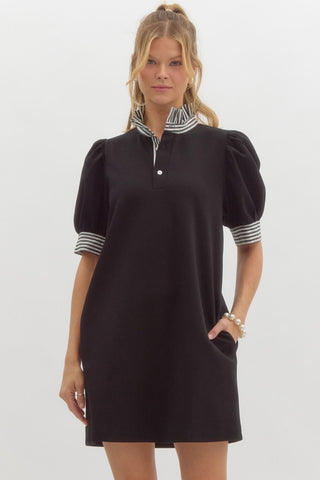 Celeste Black Dress