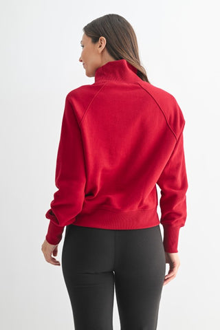 Regina Garnet Red Pullover