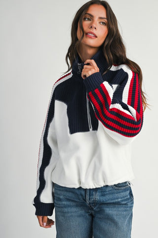 Hunter White Varsity Pullover
