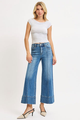 Jaycee Midrise Crop Denim
