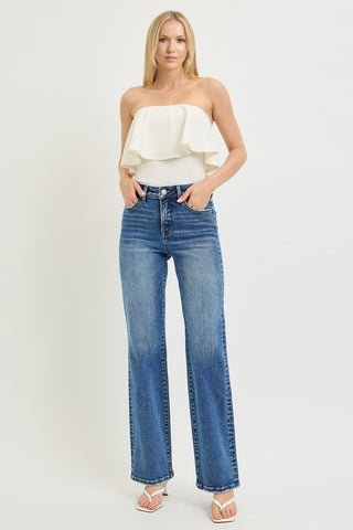 Jada Medium Wash Straight Denim