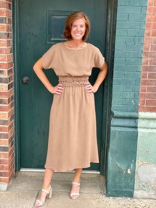 Paityn Mocha Midi Dress