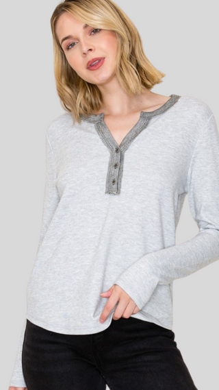 Sally Olive Knit Top