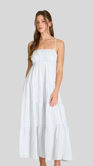 Audra Denim Stripe Dress