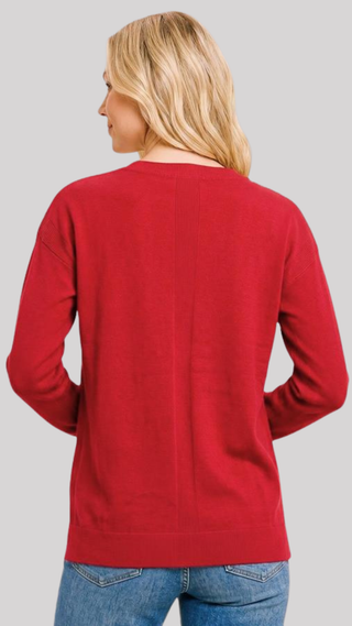 Monica Red Sweater