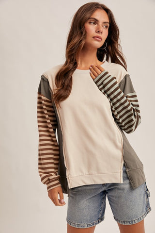 Julietta Ecru Multi Top