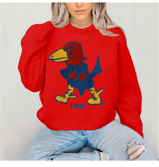 Felicity Red Jayhawk Sweatshirt