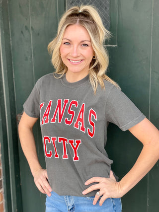 Caylee Charcoal Kansas City Tee