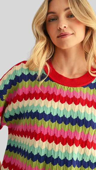Beverly Multi Stripe Sweater