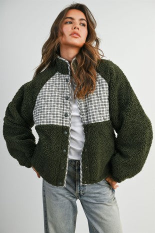 Renee Green Sherpa Jacket