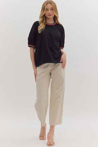 Randi Black Sweatshirt