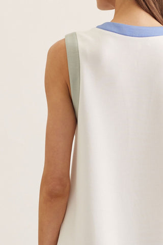 Mireille Off White Shift Dress