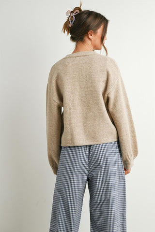 Kim Taupe Cardigan