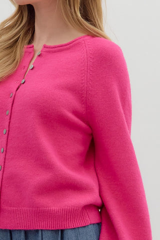 Juliette Pink Cardigan
