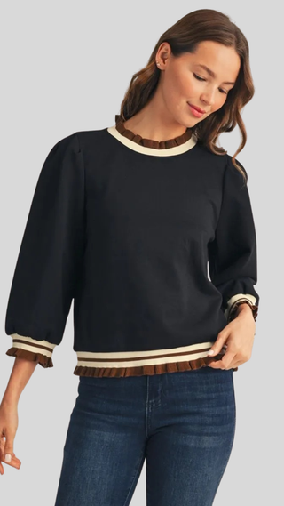 Jasmine Black Sweatshirt