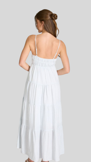 Audra Denim Stripe Dress