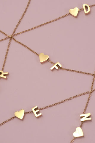 Beth Tarnish Free Initial Necklace