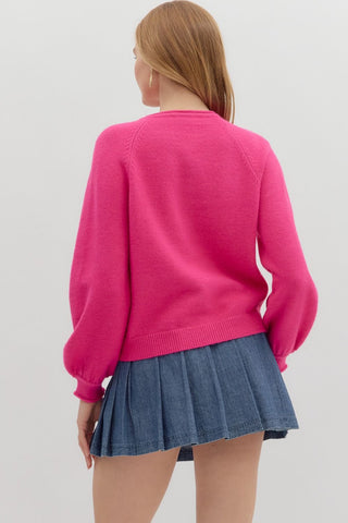 Juliette Pink Cardigan