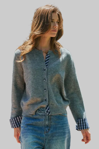 Kelly Stripe Cuff Cardigan
