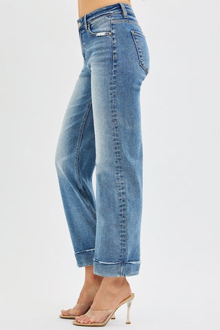 Taylor Crop Straight Denim