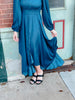 Cassidy Blue Jewel Dress