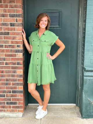 Joy Green Dress