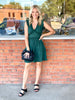 Teana Hunter Green Dress