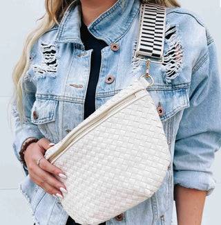 Westlyn Cream Woven Bag