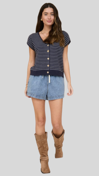 Mandie Navy Cardigan