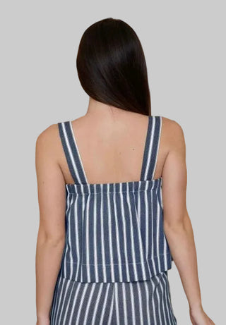 Camille Navy Stripe Tank