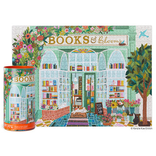 Books Blooms 1000 Piece Puzzle