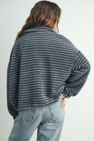 Lindsey Charcoal Textured Jacket