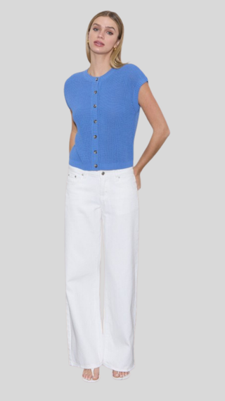 Charlie Blue Knit Cardigan